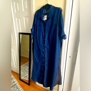 Ashley Stewart Denim Dress- light weight